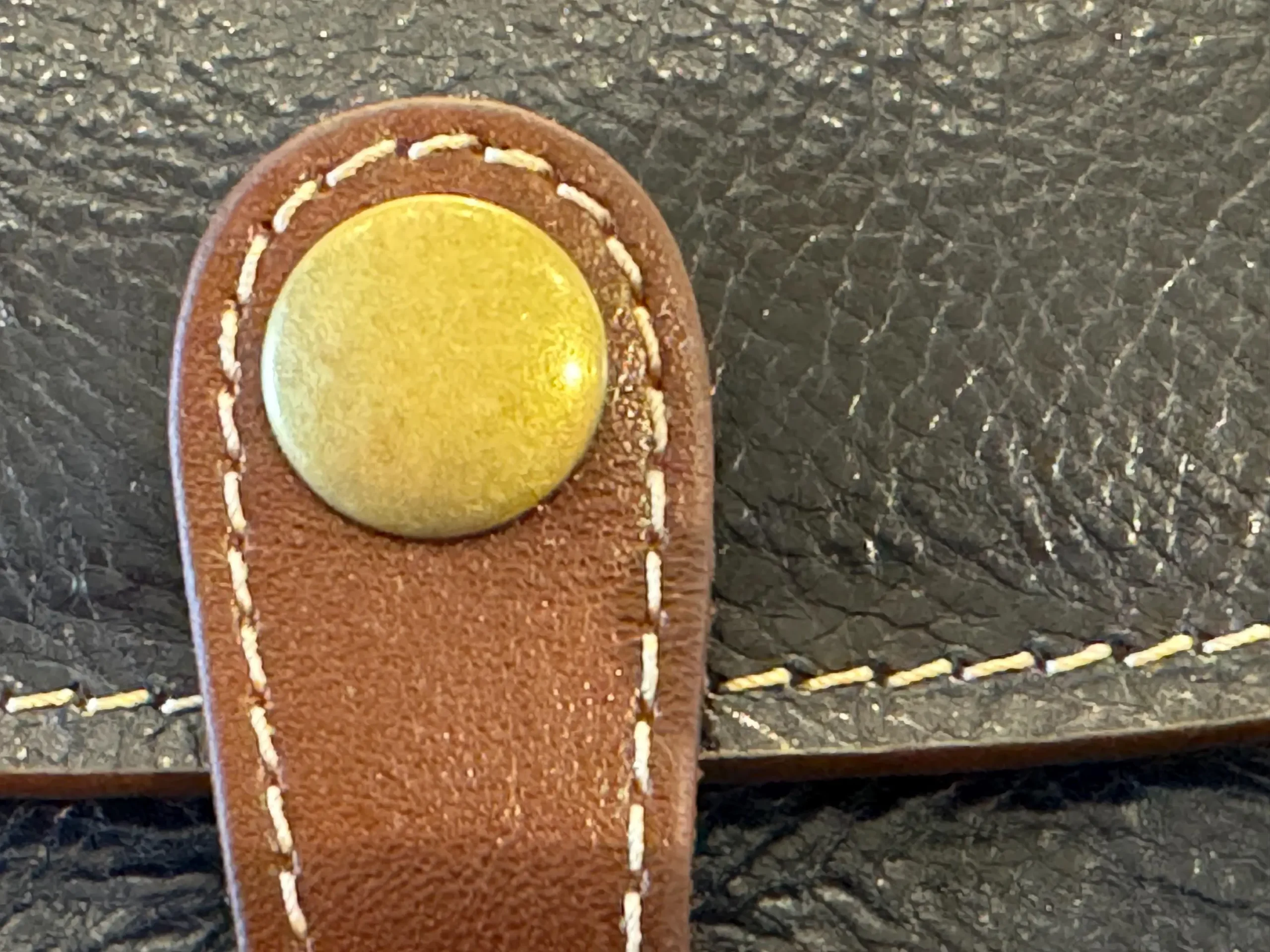 Italian Navy Handmade Leather Saddle Crossbody