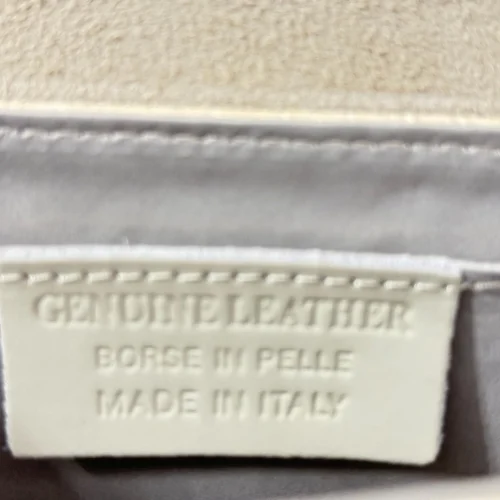 Italian Crocodile Leather Bag With Bamboo Handle