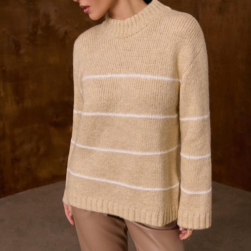 Wool Mohair Pullover Minimalist Knit Sweater Women Soft