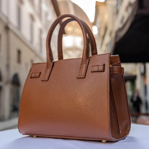 Italian Brown Handmade Leather Tote Bag