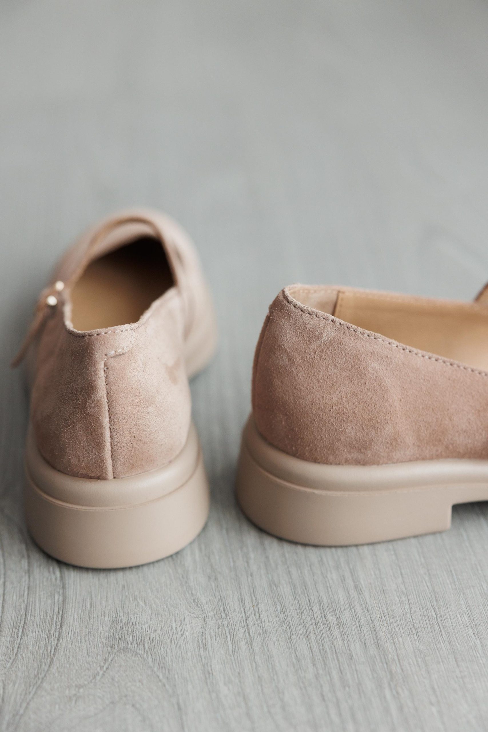 Leather Mary Jane Shoes Womens Animal Print Flats