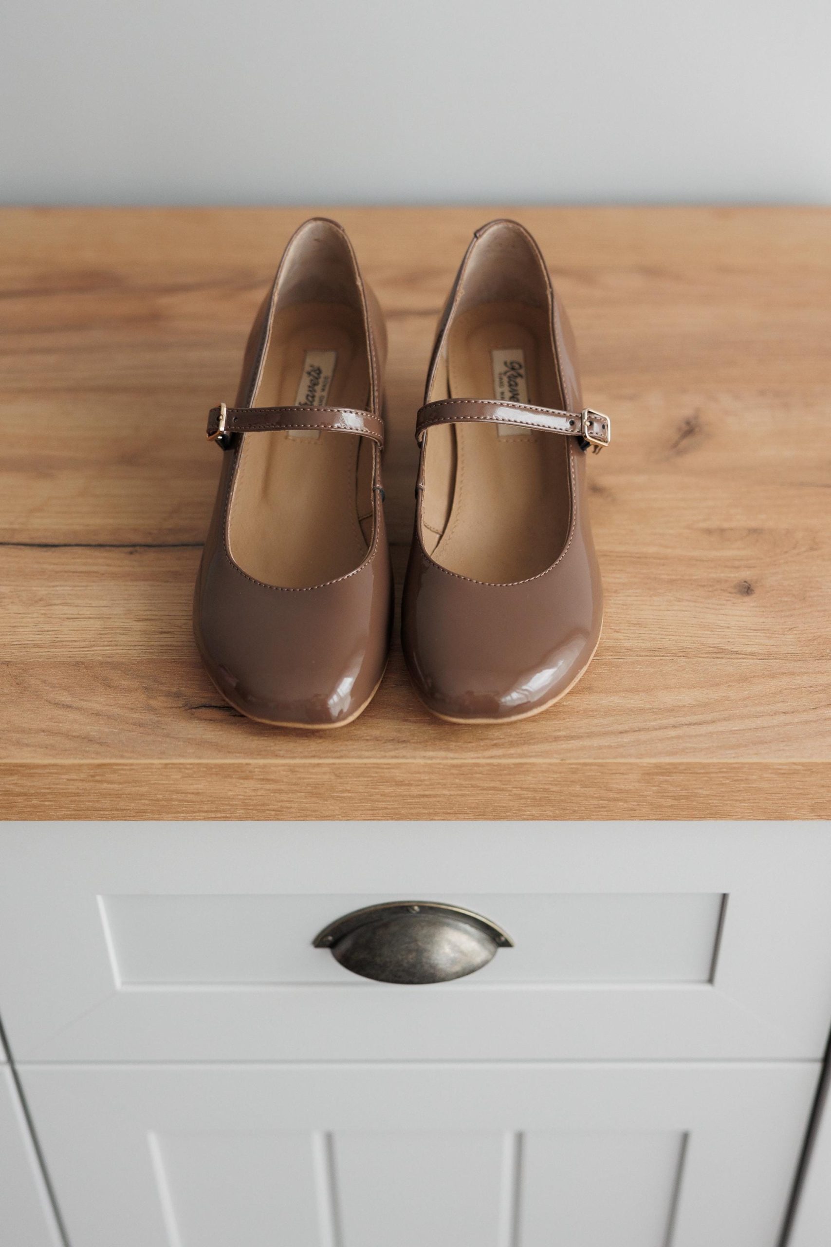 Black Leather Mary Janes Handmade Classic Women’s Shoes