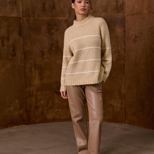 Wool Mohair Pullover Minimalist Knit Sweater Women Soft